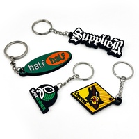 Porte-clés en PVC OEM, cadeau d'affaires, chaîne personnalisée, logo personnalisé, design de porte-clés, logo en PVC souple, porte-clés en caoutchouc 3D en forme de feuille de plante, en gros