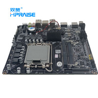 Placa Base para PC Mini Atx Nuc H610 LGA 1700 de 12.ª Generación con CPU, Memoria DDR4, HD-MI, LVDS y DP Integrados para Juegos