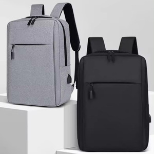 Custom Logo Anti-Theft Black Nylon Laptop <b>Bag</b> with USB Waterproof Office School <b>Bags</b> New Designer <b>Bags</b> Zipper Closure - Product Image 1