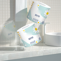 Ramah lingkungan grosir Virgin bubur kayu 3/4ply Ultra lembut kertas Toilet larut dalam air tisu Toilet gulungan kertas