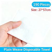 Extra-Large 27*57cm Serviette de voyage jetable en pâte de bois à séchage rapide pour hôtels et serviettes jetables de voyage