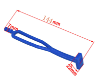 Sangle de support latéral en caoutchouc pour motocross EXC XCF XC XCFW EXCF XCW TPI Six Days 125 250 350 450 500 300 Moto