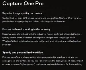Maîtrise du développement RAW, du traitement des images et de la gestion des actifs Capture One Pro - Product Image 2