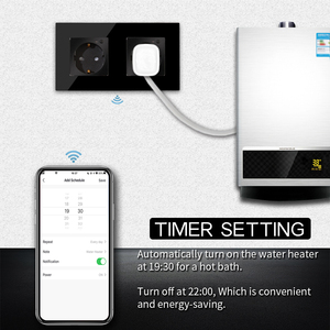 Touchmi vente en gros maison mur 1/2/3 voies Tuya Zigbee <span class=keywords><strong>prise</strong></span> intelligente allemagne Schuko lumière électrique verre <span class=keywords><strong>prise</strong></span> d'alimentation Wifi prises murales - Product Image 3