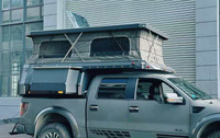 Camping-car moderne léger 4x4 tout-terrain standard australien, mini-caravane amovible pour pick-up, tente de toit pour camping en plein air