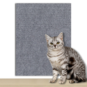 Pegatinas de pared para gatos, resistentes al desgaste, resistentes a los arañazos, alfombrilla rascadora para gatos, adhesiva, sin perforación, para gatos - Product Image 2