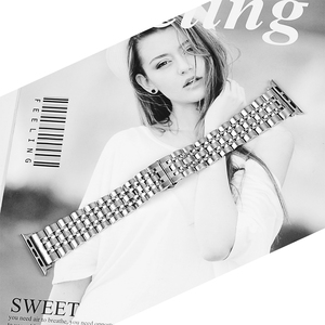 <span class=keywords><strong>Bracelet</strong></span> de poignet professionnel en acier inoxydable pour <span class=keywords><strong>Apple</strong></span> <span class=keywords><strong>Watch</strong></span> série 7 6 <span class=keywords><strong>5</strong></span> 4 3 2 1 de Style Crossing - Product Image 6