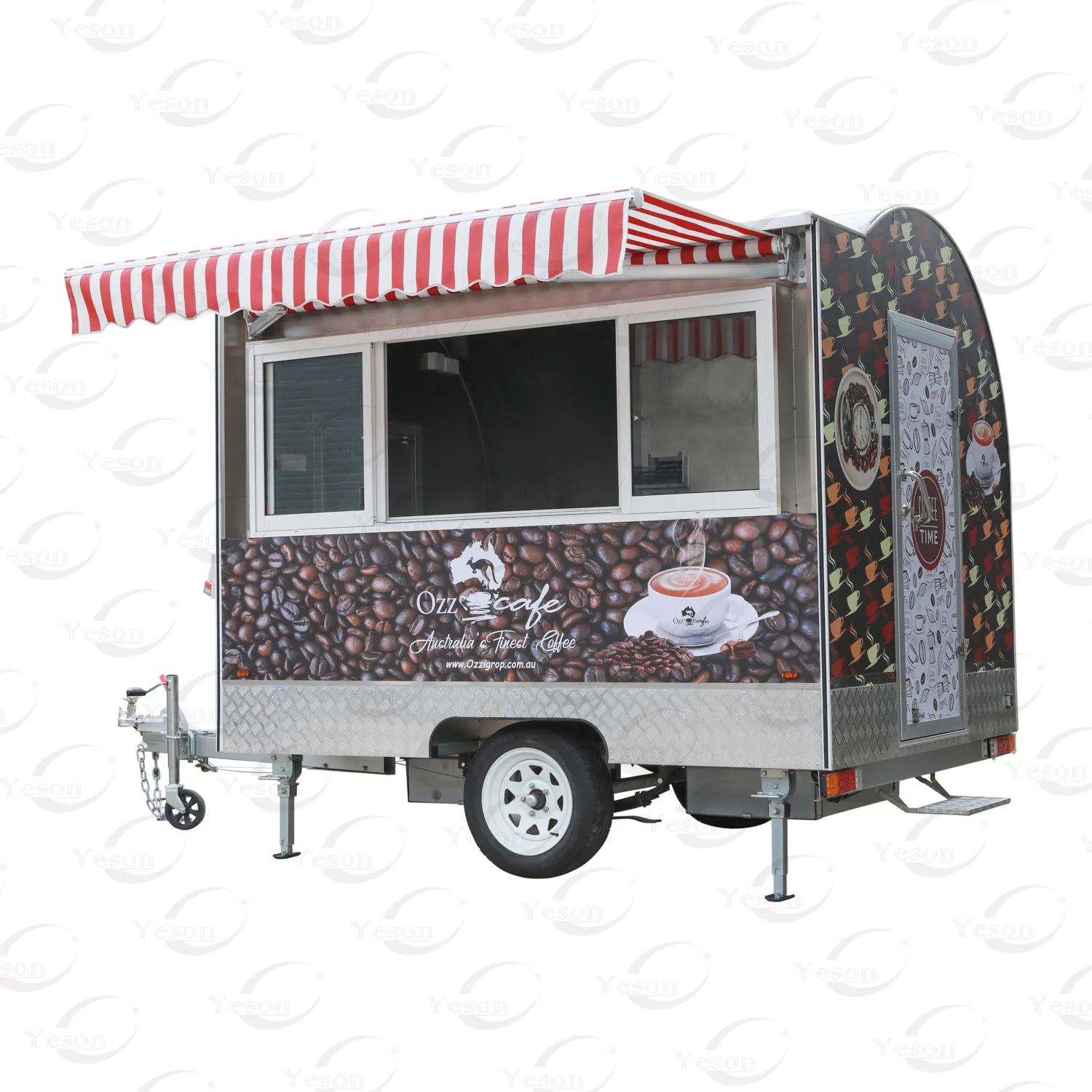 Street food truck motorcycle mobile cafe food bike trailer Mobile Coffee Cart Trailers For Australia Sale
