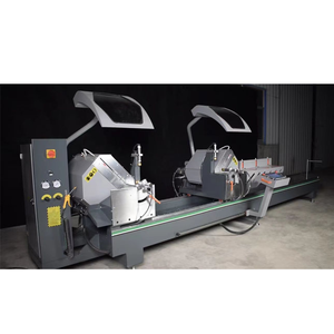 เครื่องตัดอลูมิเนียม CNC อัตโนมัติแบบสองหัว ความแม่นยำสูง สำหรับทำหน้าต่างและประตู - Product Image 2