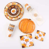 Assiettes en papier rondes jetables de qualité supérieure, style floral moderne, pour camping et fêtes, vente en gros