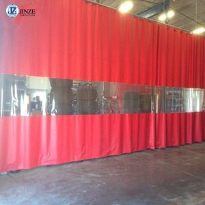 Rideau en vinyle PVC avec fenêtre transparente, rideau imperméable et anti-poussière, rideau de séparation pour atelier d'usine - Product Image 4