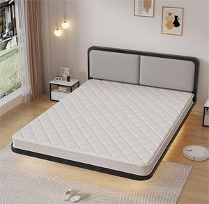Cadre de lit en métal robuste, taille double, pas besoin de <span class=keywords><strong>sommier</strong></span>, cadre de lit plateforme en fer robuste pour chambre <span class=keywords><strong>à</strong></span> coucher - Product Image 4
