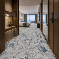 Tapis tissé Axminster pour chambre d'hôtel 5 étoiles, tapis de chambre d'hôtel
