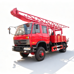Plataforma de Perforación de Pozos de Agua Montada en Camión Dongfeng 4x4, con Bomba Hidráulica de Cabezal Rotatorio y Motor, Alta Rigidez, Profundidad Máxima de 100m - Product Image 1