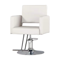 Fauteuil de Barbier Ergonomique Haut de Gamme en Cuir PU pour Salon de Coiffure, Chaise de Coiffage Hydraulique pour Salon de Beauté, Coupe de Cheveux, Permanente, Teinture, et Salon de Détente
