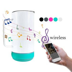 USA WAREHOUSE Free Shipping Wholesale 14oz Vacuum Insulated Wireless Speaker Tumbler for Customized Gifts - Product Image 4