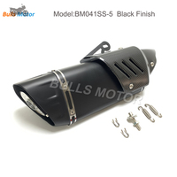 Knalpot Motor Universal, knalpot sepeda Motor modifikasi pipa knalpot dengan perisai panas, peredam knalpot sepeda Motor