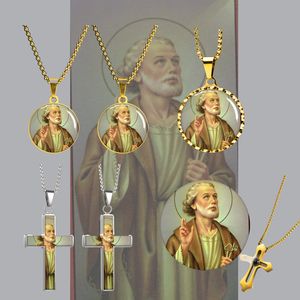 Colgante Conmemorativo Religioso de San Pedro GIVELUCK, Simboliza la Dedicación y la Fe - Product Image 1