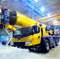 Grue tout-terrain XCA60_E F de 60 tonnes, portée 22 m, flèche 48 m, la mieux notée pour l'installation et l'entretien de turbines éoliennes