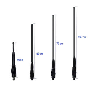Antenne mobile en fibre de verre 40cm 60cm 75cm 107cm pour véhicule tout-terrain, antenne décorative pour camion - Product Image 1