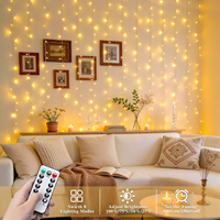 Guirlandes lumineuses LED, 8 modes, lumières féériques, guirlandes suspendues, décoration de chambre, fête de mariage, décoration de Noël pour cour