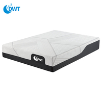 Matelas hybride en gel à mémoire de forme avec housse amovible, design moderne pour lits réglables, usage hospitalier et domestique