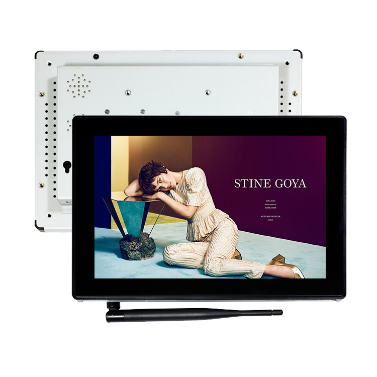 Человеческие компьютерные интерфейсы сенсорный экран HMI 10,1 дюймов android планшет POE RJ45 встроенный планшет с 500 nit яркостью