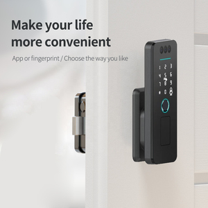 Seguridad Tuya Bluetooth Wifi Reconocimiento facial Huella digital Cerradura de puerta inteligente Tarjeta de contraseña Cerradura de puerta digital - Product Image 3