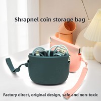 Boîte de rangement portable en silicone pour voyage, avec clip à ressort, design moderne et minimaliste, pour aligneurs et gouttières transparentes, certifiée ISO