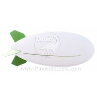 Ballon gonflable blanc de vol d'hélium de dirigeable de boule de fusée de conception moderne pour le spectacle de partie