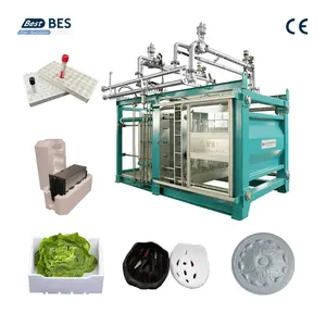 EPS Foam Beads Expandable Polystyrene Machinery Production Line for Styrofoam Cooler Box Making Machine