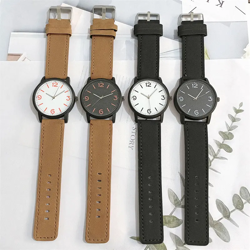 WJ-11181 2023 новейших дизайнов, с логотипом на заказ, кварцевые часы с кожаным ремешком, с логотипом на заказ, Роскошные мужские часы для мужчин