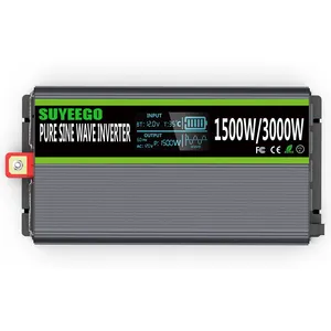SUYEEGO शक्ति औंधा 1500W पलटनेवाला बैटरी के बिना 210/220/230 वाट पलटनेवाला कनवर्टर की कीमतों 12/220V