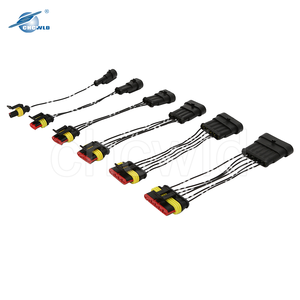 <span class=keywords><strong>2</strong></span> conectores elétricos impermeáveis do ampère do Pin os auto obstrui o conjunto 282104-1 do chicote de fios 282080-1 - Product Image 3