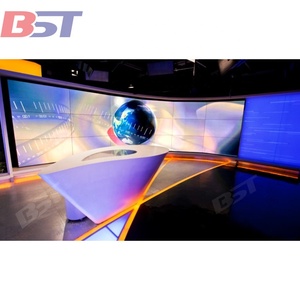 Piedra Artificial personalizada, muebles de podcast simples, estación de TV, mesa de estudio, escritorio de <span class=keywords><strong>noticias</strong></span> - Product Image 6