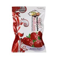 Op maat bedrukte staande Doypack, hersluitbare vochtbestendige zak voor jujubes, rozijnen en gemengd gedroogd fruit