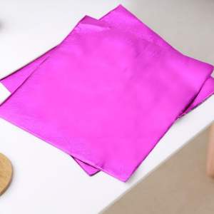 Papier d'emballage pour barre chocolatée en aluminium coloré avec du papier ciré, matériau d'emballage ciré pour barres chocolatées - Product Image 2