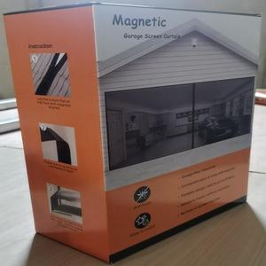 Kit de porte magnétique pour <span class=keywords><strong>garage</strong></span> 16x7 pieds, moustiquaire mains libres, écran de porte et de fenêtre en fibre de verre, <span class=keywords><strong>garage</strong></span> et remise, noir CN;HEB - Product Image 6