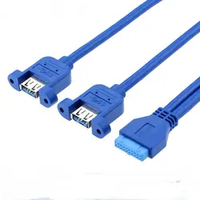 Câble adaptateur SATA III haute vitesse vers USB 3.0 avec double alimentation USB pour disques durs et SSD de 2,5 et 3,5 pouces