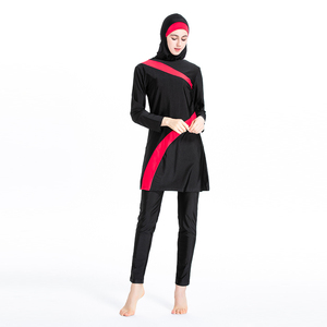 2022 medio oriente musulmano islamico <span class=keywords><strong>costumi</strong></span> da bagno Hijab completo Costume moda 3 pz burkini Costume da bagno per donna - Product Image 6