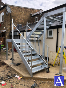 Buitenshuis Brandtrap Gebruikte Metalen Trap Brandwerende Trappen - Product Image 6