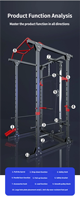 Cage de musculation multifonctionnelle de haute qualité pour la maison, rack à squats, machine à triceps, machine Smith pour usage domestique
