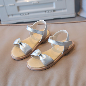 Sandalias de Perlas a la Moda para Niñas Pequeñas, Estilo Verano, Suela de Goma - Product Image 2