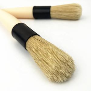 Spazzola per la pulizia degli interni auto, per <span class=keywords><strong>sedili</strong></span> in pelle, con manico in legno, spazzola per <span class=keywords><strong>sedili</strong></span> auto - Product Image 2