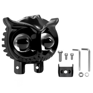Precio Ultrabajo, Venta Directa de Fábrica, Faro Delantero Láser con Lente Mini Owl, Delgado, 12v, Luces Antiniebla LED, Doble Color, Faro para Motocicleta - Product Image 5
