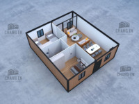 Maisons préfabriquées modulaires micro-résidentielles entièrement fonctionnelles DYCE, adaptées au camping/au bureau/à l'hôtel