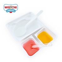 Muestra gratis de sabor de fruta de gomitas dulces polvo de caramelo de goma mezcla de polvo halal gelatina blanda de caramelos de goma