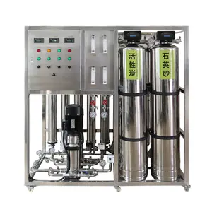 Water treatment machinery500/ 750/1000lph Osmosis ro system purification equipment commercial for pure water