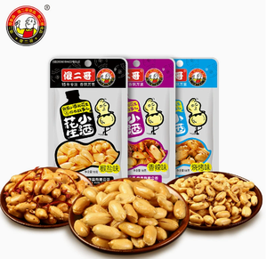 Wholesale OEM Snack Food 90g Sharing Pack Smoky BBQ Party Peanuts Beer Snack Chinese Roasted Nuts - Product Image 5