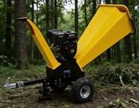 Broyeur de bois à essence à prix raisonnable, faible taux de défaillance, équipement de déchiquetage de branches pour l'extérieur, idéal pour le traitement quotidien des déchets agricoles